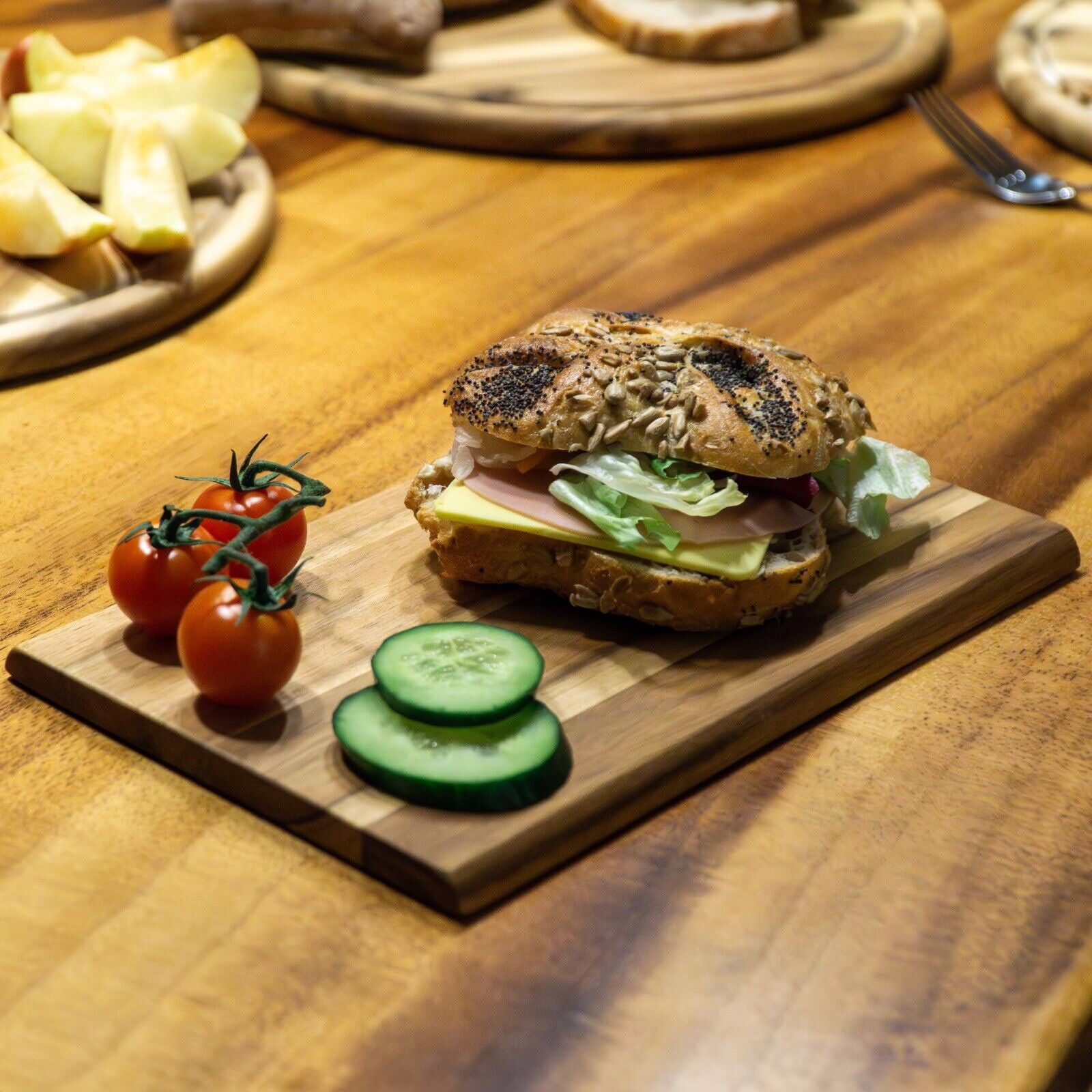 Frühstücksbrettchen SET Akazie aus Naturholz Rabatt – Nicer Nature