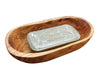 Seifenschale Olivenholz oval klein Badezimmer Accessoire 10-12 cm Nicer Nature - Nicer Nature