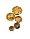 5er Set Schalen aus Olivenholz