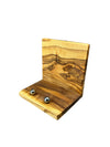 Handy-Halter aus Olivenholz