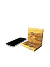 Handy-Halter aus Olivenholz