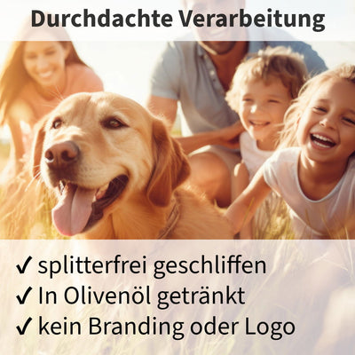 Kauknochen aus Olivenholz - Hundeknochen Kauholz Kauspielzeug
