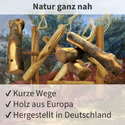 Kauknochen aus Olivenholz - Hundeknochen Kauholz Kauspielzeug