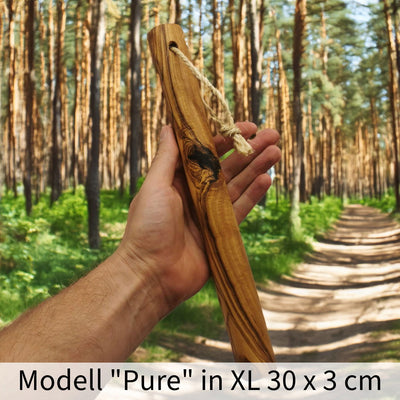 Kauknochen aus Olivenholz - Hundeknochen Kauholz Kauspielzeug