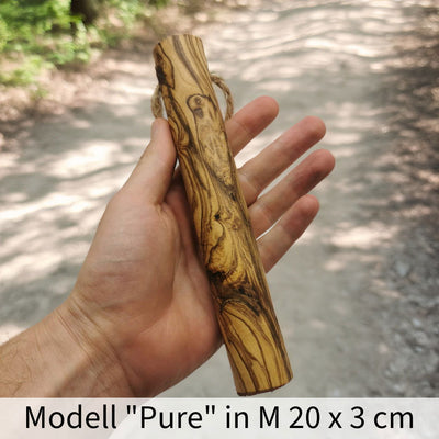 Kauknochen aus Olivenholz - Hundeknochen Kauholz Kauspielzeug