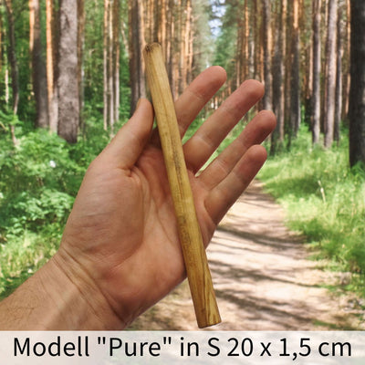 Kauknochen aus Olivenholz - Hundeknochen Kauholz Kauspielzeug