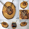Uhr Wanduhr Olivenholz Einzelstücke von HOLZVERLIEBT Massivholz in Handarbeit lautlos Tempus 11 cm HOLZVERLIEBT - Nicer Nature