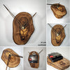 Uhr Wanduhr Olivenholz Einzelstücke von HOLZVERLIEBT Massivholz in Handarbeit lautlos Lumina 11 cm HOLZVERLIEBT - Nicer Nature