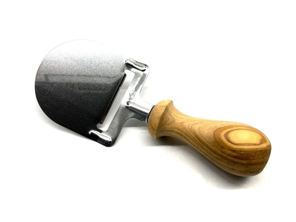 Käsehobel Olivenholz Griff Edelstahl 20cm Schnittbreite 5cm Nicer Nature - Nicer Nature