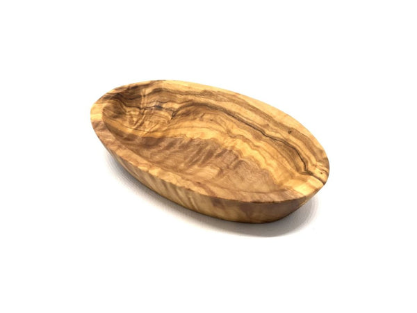 Ovale Schalen aus Olivenholz, 3er Set, 10/15/18 cm, Deko Snacks Aufbewahrung Nicer Nature - Nicer Nature