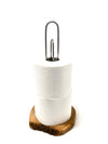 WC-Rollen-Ständer Olivenholz design