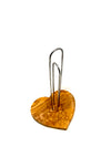 WC-Rollenhalter DESIGN mit Sockel in Herzform aus Olivenholz