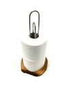 WC-Rollen-Ständer Olivenholz design